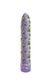 Вибратор нереалистичный с принтом Stoner Vibes Global Novelties, фиолетовый, 20.3 х 3.8 см - изображение 2