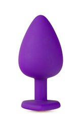 Анальна пробка TEMPTASIA BLING PLUG LARGE PURPLE, Фіолетовий - картинка 1