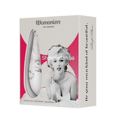 Вакуумний стимулятор клітора Womanizer Marilyn Monroe White Marble - картинка 26