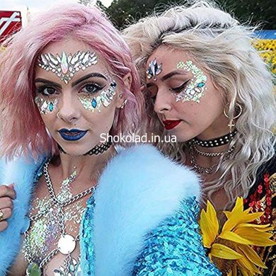 Наклейки для лица Leg Avenue Divinity Face jewels sticker - картинка 8