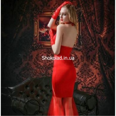 Сексуальное длинное платье с фатином «Сирена», O/S - картинка 2