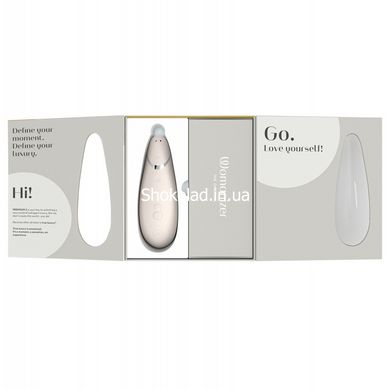 Вакуумний кліторальний стимулятор Womanizer Premium 2 Gray, серый - картинка 15