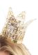 Корона мініатюрна Leg Avenue золотиста Filigree crown - зображення 2