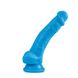 Фалоімітатор з подвійною щільністю NEO 7.5 INCH COCK W. BALLS BLUE, Блакитний