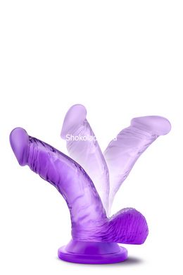 Фалоімітатор NATURALLY YOURS 4INCH MINI COCK PURPLE, Фіолетовий - картинка 3