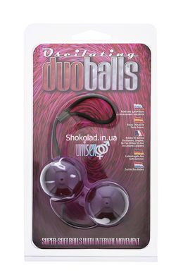 Вагінальні кульки Marbelized DUO BALLS, PURPLE, Фіолетовий - картинка 2