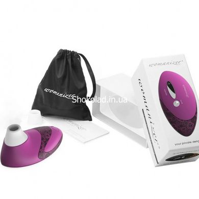 Клиторальный стимулятор, пурпурный Womanizer W-500 Magenta - картинка 4