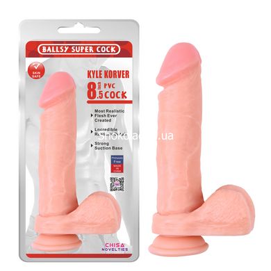 Фалоімітатор Chisa Ballsy super cock 8.5 - картинка 1