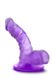 Фалоімітатор NATURALLY YOURS 4INCH MINI COCK PURPLE, Фіолетовий - зображення 4