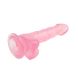 Фалоімітатор на присоску Chisa 19,5 см Hi-Rubber 7.7 Pink, Рожевий - зображення 5