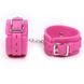 Силіконові наручники Silicone hand cuff pink - зображення 1